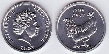 1 Cent (2003) Rooster 